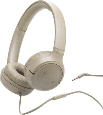 JBL Tune 530 kabelová sluchátka na uši, Beige