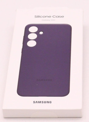 Samsung Silicone Case Galaxy S24+, Dark Violet