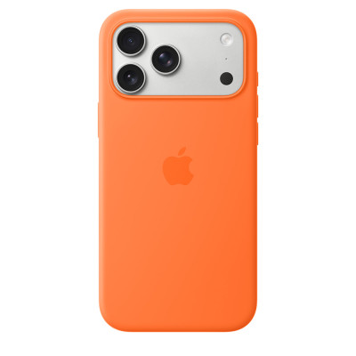 iPhone 17 Pro Max Silicone Case MagSafe – Orange