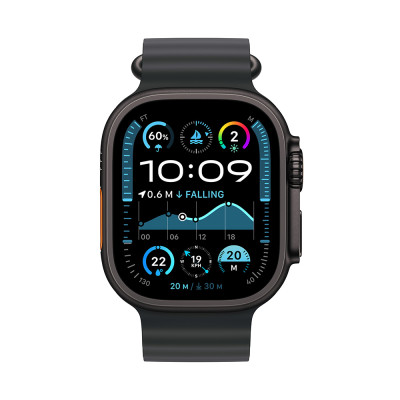Apple Watch Ultra 2 49mm Black Titan, Black Ocean