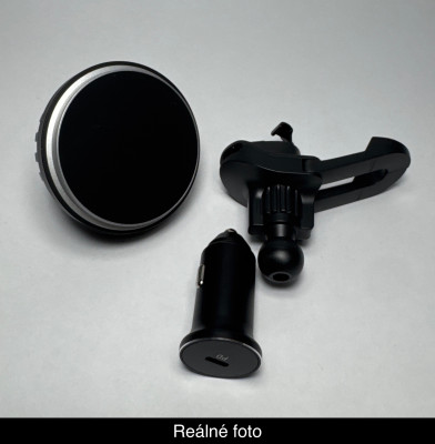 Magnetická bezdrátová rychlonabíječka do auta (ES)