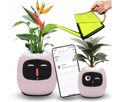 Inteligentní květináč PLANTSIO IVY růžový