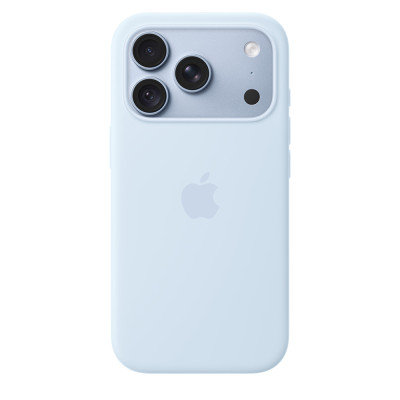 iPhone 18 Pro Silicone Case with MagSafe CrispBlue
