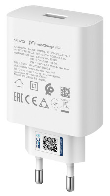 Vivo Flash Charger 44W + Type-C Data Cable
