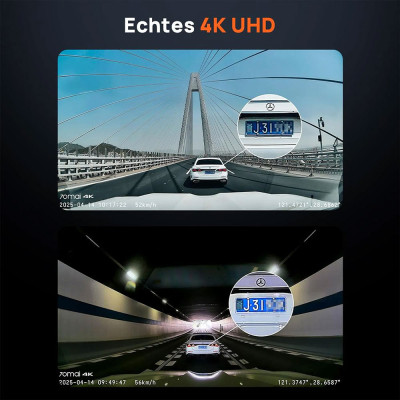 70mai A800SE 4K 4G ready set RC22
