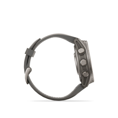 Garmin fenix 9 43mm Titanium/Pebble Gray Sport Band