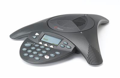 Polycom SoundStation 2 (LCD displej a mic. porty)