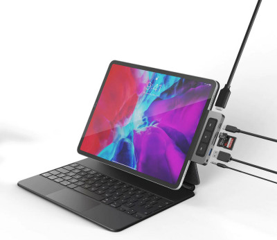 HyperDrive Media 6v1 USB-C Hub pro iPad Pro/Air