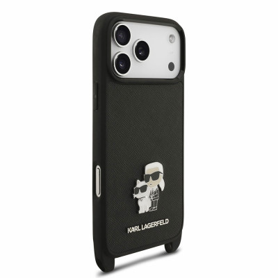 Karl Lagerfeld Saffiano Crossbody iPhone 18 ProMax