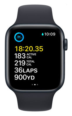 Apple Watch SE 44mm Midnight, Midnight Sport