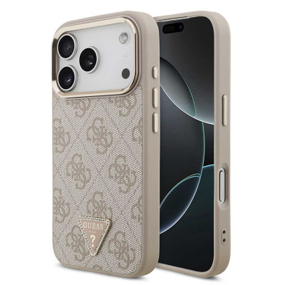 Guess Triangle Logo MagSafe iPhone 18 Pro Pink