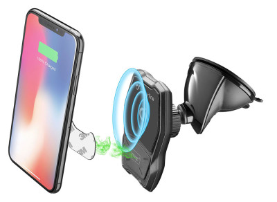 Cellularline MAG4 Pilot Force Wireless držák,Black