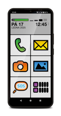 Aligator S6600 SENIOR 64GB Black