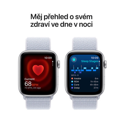 Apple Watch SE Cell 44mm 2024 Silver,Blue Sport L