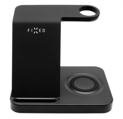 FIXED Powerstation s bezdrátovým nabíjením, Black