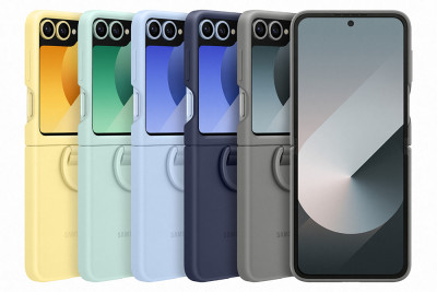 Samsung Silicone Case Z Flip6/Flip7 FE, Yellow