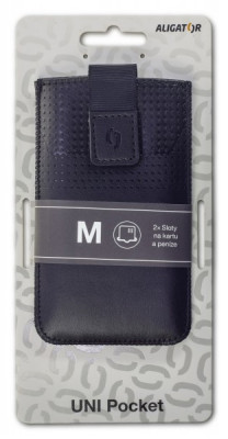 Aligator UNI POCKET pouzdro vel. M 120x65mm, Black