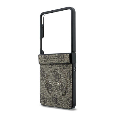 Guess 4G Ring Magsafe kryt Galaxy Z Flip 8 Brown