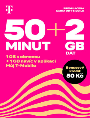 TWIST karta 50 minut + 2GB dat