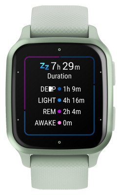 Garmin Venu SQ2,Metallic Mint/Cool Mint Silicone B