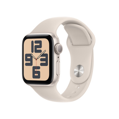 Apple Watch SE 44mm Starlight, Starlight SB, S/M