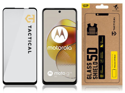 Tactical Glass 5D Motorola G73, Black