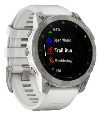 Garmin epix Sapphire, Titan/White SB