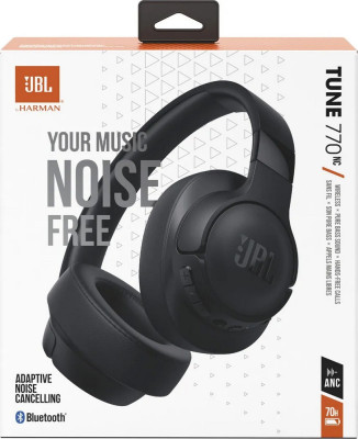 JBL Tune 770NC bezdrátová sluchátka, Black