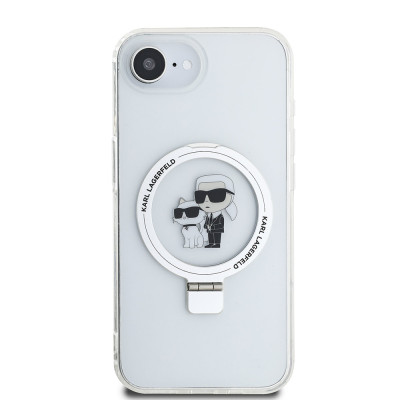 Karl Lagerfeld Ringstand MagSafe iPhone 16e, White