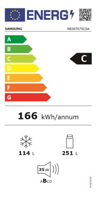 Chladnička s mrazákem Samsung RB36T675CSA/EF
