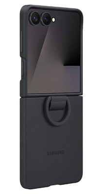 Samsung Ring Case Silicone Galaxy Z Flip7, Black