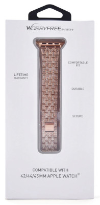 Worryfree Diamond Blocks Apple 42/44/45mm, Gold