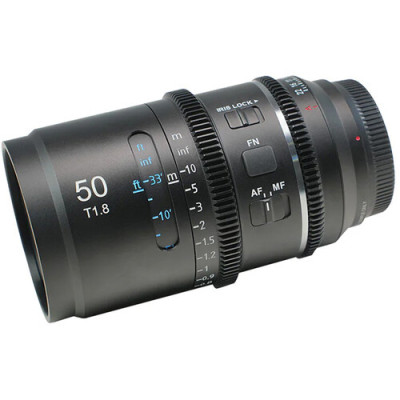 SIRUI Astra 50mm T1.8 1.33X E Mount, Blue Flare