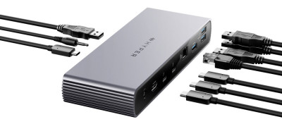 Hyper Thunderbolt 4 - dokovací stanice, Silver