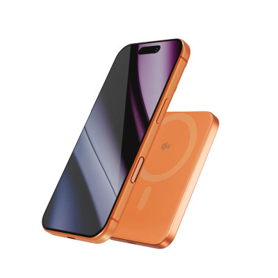 Epico Qi2 5000mAh Mag+ powerbanka EM51 - oranžová