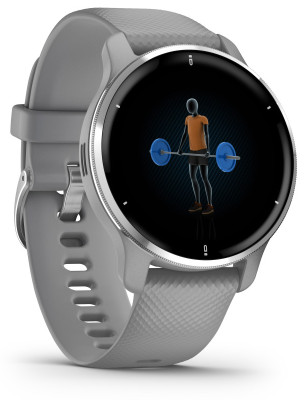 Garmin Venu2 Plus Silver/Gray Band