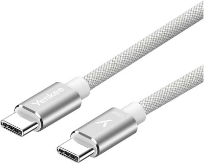 YENKEE YCU MAGNETIC 02 kabel USB-C/C WH 100W