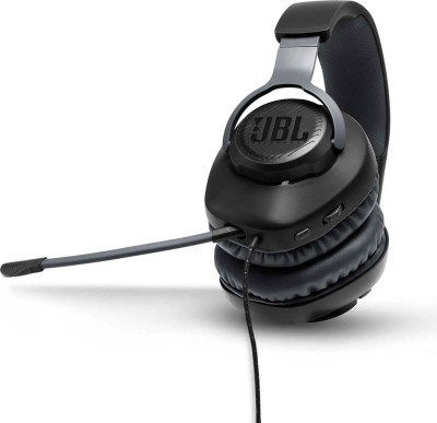 JBL Quantum 100 sluchátka s mikrofonem, Black