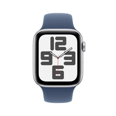 Apple Watch SE 44mm 2024 Silver, Denim SB,S/M
