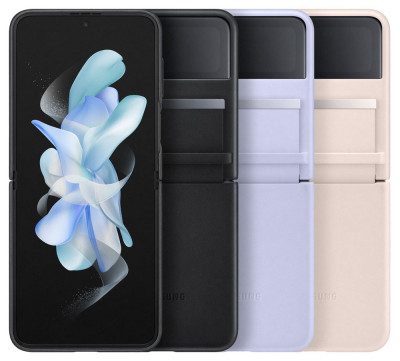 Samsung EF-VF721LP Flap Leather Cover Flip4, Peach