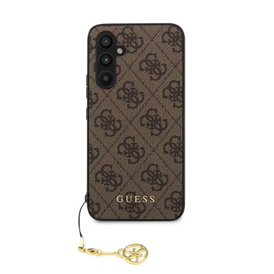 Guess Charms Hard Case 4G Samsung S23 FE, Brown