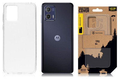 Tactical TPU pouzdro Motorola G73, Clear