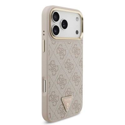 Guess Triangle Logo MagSafe iPhone 18 Pro Max Pink