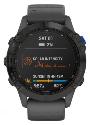 Garmin fenix 6 PRO, Solar, Black/Slate Band