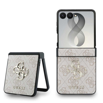 Guess 4G Metal Logo Samsung Galaxy Z Flip 8 Pink