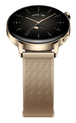 HUAWEI Watch GT 3 42mm Light Gold Gold Milan Strap