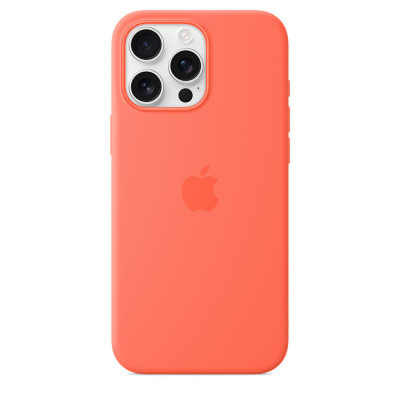 iPhone 16 Pro Max Silicone Case MagSafe Tangerine