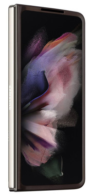 Guess Leather Triangle Case Galaxy Z Fold 5, Brown