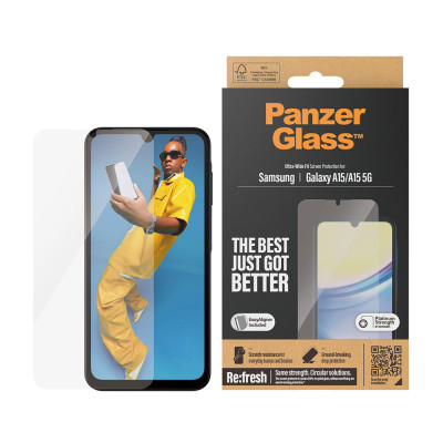 PanzerGlass Samsung Galaxy A15/A15 5G/A25 + aplik.