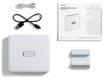 Fujifilm Instax Link WIDE A Ash White